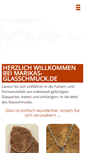Mobile Screenshot of marikas-glasschmuck.de